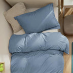 Bedsure Twin/Twin XL Duvet Cover, Double Brushed Bedding Set, Dusty Blue - Image 3