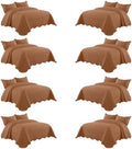 IR Imperial Rooms King Quilt Rust Leaf 8 Pack for Hotel Guest Bedroom by IRImperialRooms