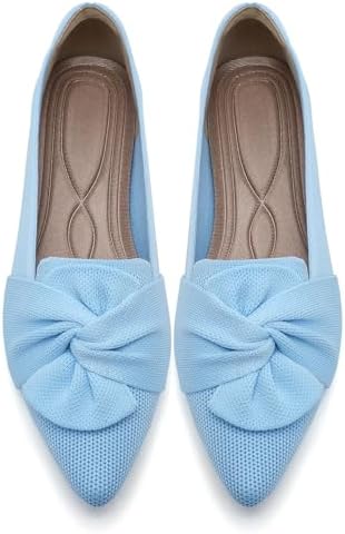 HIULYCENCE Flats for Women Pointed Toe Ballet Flats by Unknown