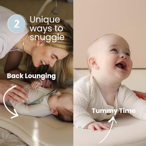 snuggle me Organic Newborn Baby Infant Lounger Pillow & Travel Bag - Sage - Image 6