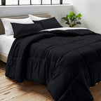 Bare Home Duvet Insert Comforter (California King, Black) - Image 2