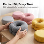 Adjustable Travel Neck Pillow for 360 Degree Head and Chin Support - Image 2