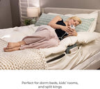 NEST and NOOKS Twin XL Cotton Fitted Sheet with Side Pockets + Pillowcase - Image 3