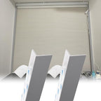 Light Blocking PVC Window Strips, Cuttable Privacy Gap Blocker for Bedrooms & Bathrooms, DIY Roller Blind Side Tracks, 2 Pack Gray, 46in/116.8cm, Enhance Privacy & Comfort by Unknown
