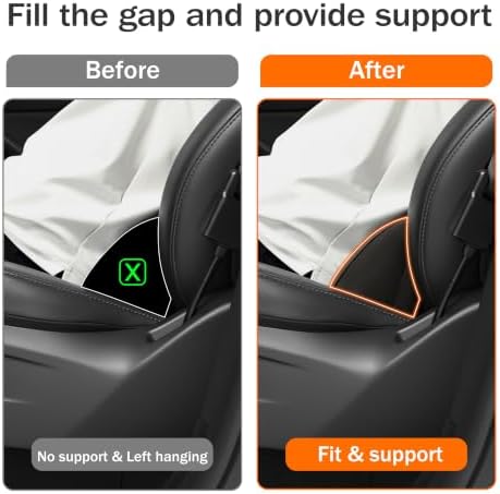 Lumbar Support Pillow for car, Faux Leather Perforated,Snug Conforming Waist Support, Resilient Memory Foam, Car Lower Back Pain Relief,Universal Driving Seat Cushion - Image 2