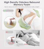 DONAMA Memory Foam Pregnancy Pillow for Sleeping, Cooling Maternity Pillow - Image 4