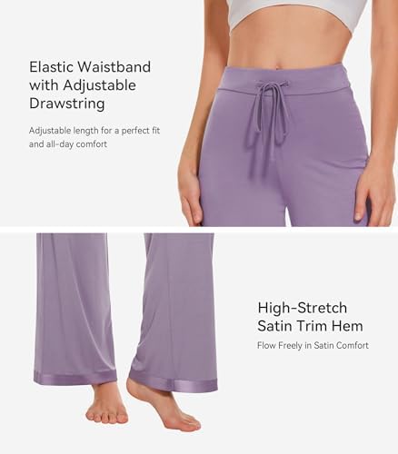 WiWi Bamboo Viscose Pajama Pants for Women Plus Size Cooling Bottoms S-4X - Image 4