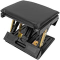 Adjustable Footrest, Adjustable Foot Rest for Under Desk at Work Ergonomic Foldable Footrest with 4-Level Height Adjustment for Office,Home,Travel,Study Writing by GoodLucky