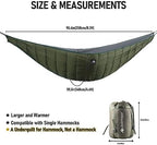 AYAMAYA Single & Double Hammock Underquilt, 4 Season Camping Hammock Quilt - Image 4