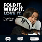 Bluetooth Music Neck Pillow Plus+ Thicker Support Wireless Bluetooth Speaker Suitable Airplane,Train,Car,Office,Outdoor Camping for Sleeping, Resting The Best Travel Essentials. (Dark Gray) - Image 5
