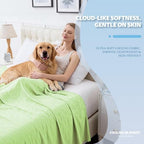 Cooling Blanket Queen Size, 90"x90" Cooling Blankets for Hot Sleepers, Cold Blanket Thin Lightweight Breathable Soft for Couch Bed, Lightweight Blanket Keep Cool for Night Sweats - Image 2