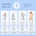SleepingBaby Zipadee-Zip Transition Swaddle - Cozy Baby Swaddle Blanket with Zipper Convenience - Roomy Wearable Blanket for Easy Diaper Changes - Cherries, Large (12-24 Month) - Image 6