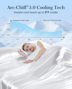 Elegear Cooling Satin Comforter Twin Size, Cooling Blanket for Hot Sleeper - Image 3