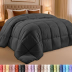 Utopia Bedding Oversize Queen Comforter, Duvet Insert, Grey, 98 x 98 Inches by UTOPIABEDDING