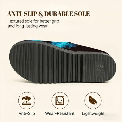 Slippers for Women Men, Memory Foam House Shoes - Image 2
