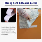Velvet Recliner Headrest Pillow, Non-Slip Neck Support, Leaves - Image 4
