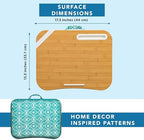 LAPGEAR Designer Lap Desk – Aqua Trellis, Fits 15.6” Laptops - Image 5