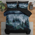 Pamnest Queen Comforter Set with Sheets, 7 Pieces Forest Nature Bedding by PAMNEST