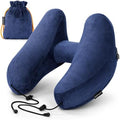Inflatable Travel Pillow, Inflatable Neck Pillow for Traveling on Plane by Rewondah