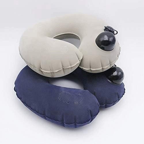 Neck Travel Pillow - Luxuriously Soft Washable Cover and Compact Packsack with Clip for Lightweight Support in Airplane, Car(D) - Image 3