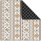 Picnic Ground Mat for Camping and Park Seating, 200 X 200 Cm Quilted Outdoor Mat with Easy Carry Storage Design Camping Picnic Blanket Ground Cover Tent Floor Pad Quilted Grass Foldable Travel Damp - Image 7