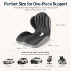 Ergonomic Seat Cushion for Office Chair with Lumbar Support - Image 2