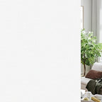 HIDBEA White Frosted Glass Window Privacy Film,Static Cling 29.5in x 13.1ft by HIDBEAWindowFilm