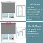 NUTRO CHILL Blackout Roller Shades Blinds for Window 25" W x 68" L Silver - Image 4