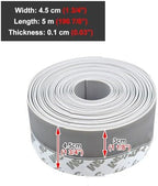 197 inch Light Blocking Strips Interior Doors, Peel & Stick Gray PVC Window Edge Blackout Strips, Light Gap Blockers for Bedroom/Nursery - Image 6