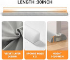 fowong Under Door Draft Stopper 30", Adjustable Noise Stopper 2-Pack, Grey - Image 5