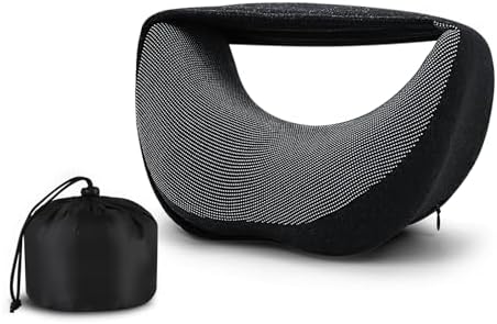 3-in-1 Memory Foam Travel Neck Pillow – Adjustable, Machine Washable & Portable for Airplane, Car, Office – Converts to Scarf & Eye Mask – Ultimate Neck Support for Long Flights by StayCoolThisSummer