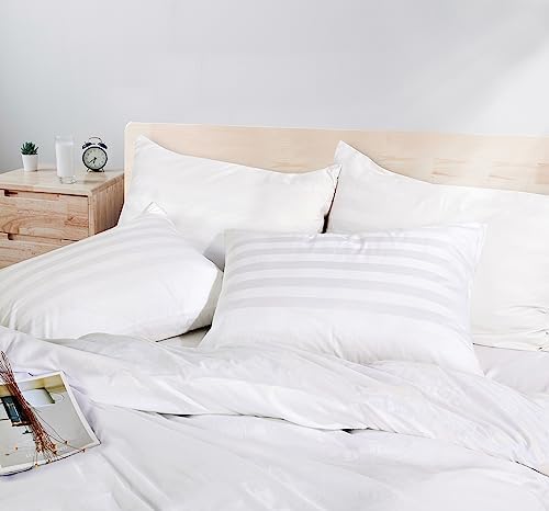 100% Egyptian Cotton Pillow Protectors Set of 4 King Size - Image 5