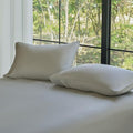DOZ by SIJO Pillowcase Set, 100% Viscose derived from Organically Grown Bamboo, Buttery Soft, Silky, Breathable, Cooling, Oeko-TEX, High GSM, 2-Pack, Envelope Closure (King, Dove) by DOZ