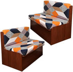 CRFATOP RV Dinette Cushion Covers Soft 4pc Camper Booth Seat Slipcover,05 by CRFATOP