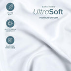 Bare Home Sheet Set Storage Pocket 1800 Ultra-Soft (Twin XL, White) - Image 3