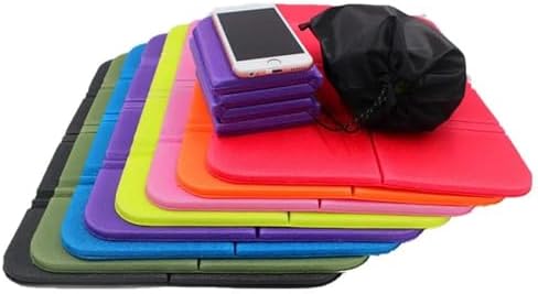 Stool Cushion 10PCS Foldable Portable Beach Camping Mat Waterproof Moisture-Proof Pad Small Picnic Mats Outdoor Folding Seat Cushion for Home Office Dining Room Kitchen(Fruit Green) - Image 3