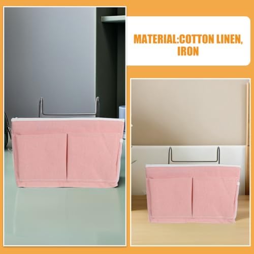 Bedside Hanging Storage Bag 2pcs with Pockets for Dorm Rooms - Image 7