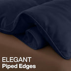Utopia Bedding California King Comforter, Duvet Insert, Navy, 96 x 102 in - Image 7