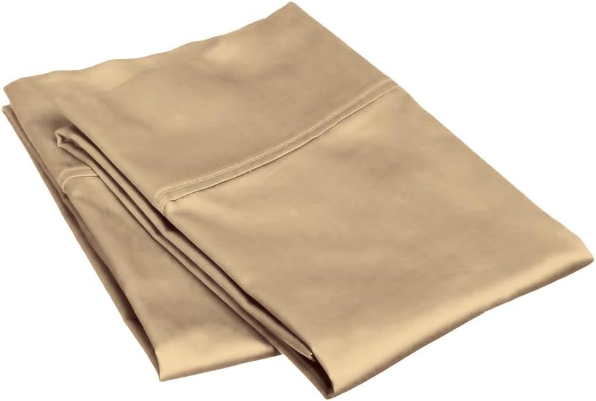 100% Pima Cotton Pillowcases – 800 Series, Ultra Soft & Cooling, Toddler/Travel 12"x16", Set of 2 – Taupe, Hotel Luxury Quality, Envelope Closure, Skin & Hair Friendly by Unknown