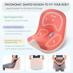 Car Seat Cushion and Lumbar Support Pillow, Larger Memory Foam Seat Cushion, Ergonomic L-Shaped Design Cushion for Back Pain Relief, Non-Slip Driving Cushion for Car, Office, Truck, Gifts for Mom-Pink - Image 6