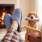 LongBay Mens Slippers with Removable Insole Gifts House Shoes for Indoor - Image 2