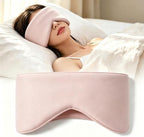 3D Blackout Sleep Mask with Ear Covers for Travel and Naps (Yellow) by Unknown