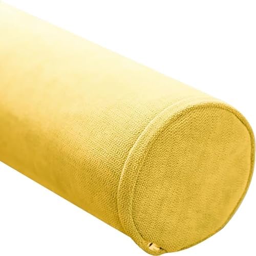 Cervical Neck Roll Pillow for Side Sleeping - Cylinder Bolster Pillows for Bed, Sofa and Yoga, Car, Travel, for Spine, Legs, Back, Neck Support, Removable Washable Cover(@22,15x80cm/6x31.5in) by Unknown