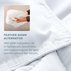 Bare Home Duvet Insert Comforter (California King, White) - Image 6