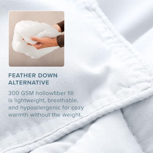 Bare Home Duvet Insert Comforter (California King, White) - Image 6