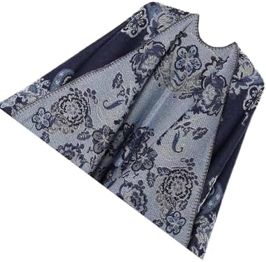 Lacavocor Women's Shawl Wrap Poncho Cape Cardigan Open Front - Image 2