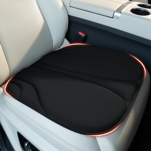 BABUR Thin Memory Foam Seat Cushion - Non-Slip Car Seat Pad for Driving by BABUR