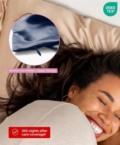 SUNDAYSILKS™ 100% Mulberry Silk Pillowcase, Silk Pillow Cases for Hair & Skin, Superior to Satin Pillowcase, with Zipper, Standard, Queen, King Sizes, Anti-Wrinkle, Cooling, Non-Slip Silk Pillowcases - Image 5