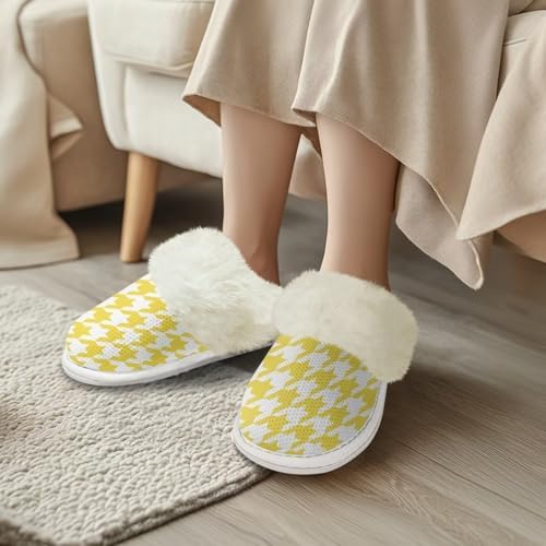 Cotton Slippers With Fluffy Edges House Slippers - Image 2