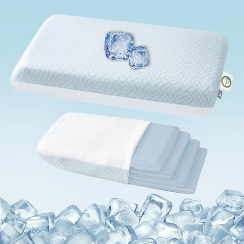 Adjustable Memory Foam Pillow, Cervical Pillow for Neck Pain Relief by Lofe
